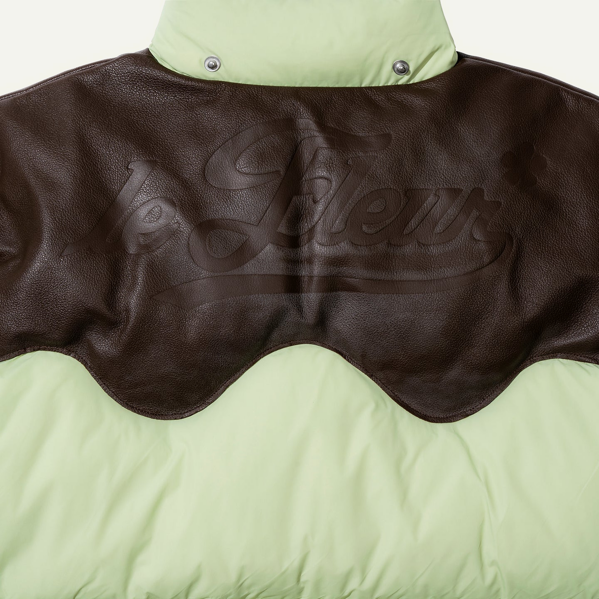 Golf Le Fleur Leather Puffer Jacket