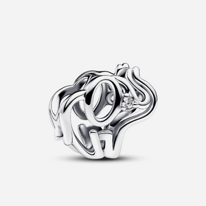 Pandora Openwork Elephant Charm Sterling Silver