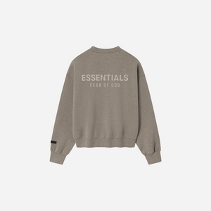 Fear Of God Essentials SS25 Classic Fleece Crewneck- Homestead Heather
