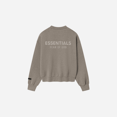 Fear Of God Essentials SS25 Classic Fleece Crewneck- Homestead Heather