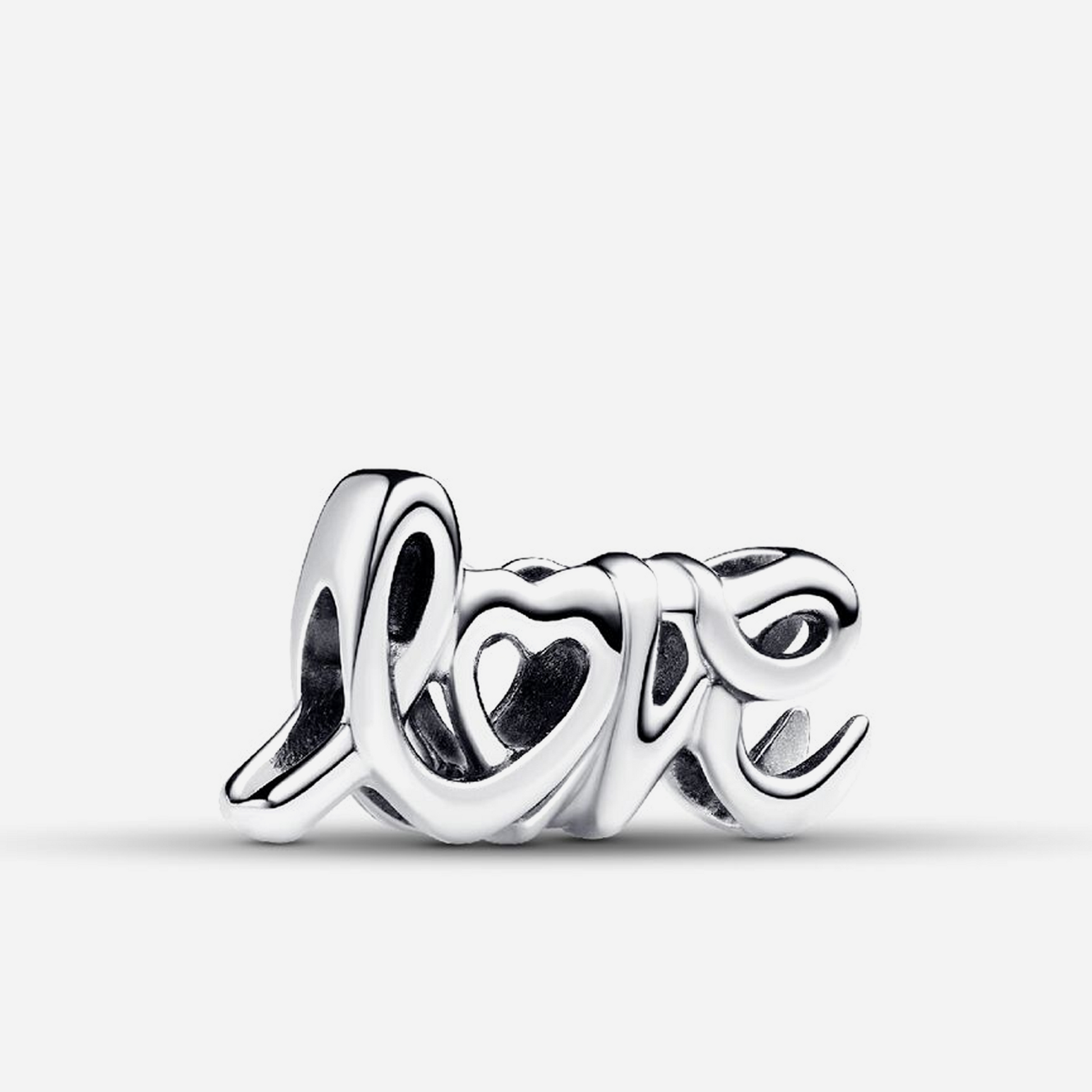 Pandora Handwritten Love Charm Sterling Silver