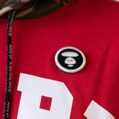 Aape By Bape Camo Red Hoodie