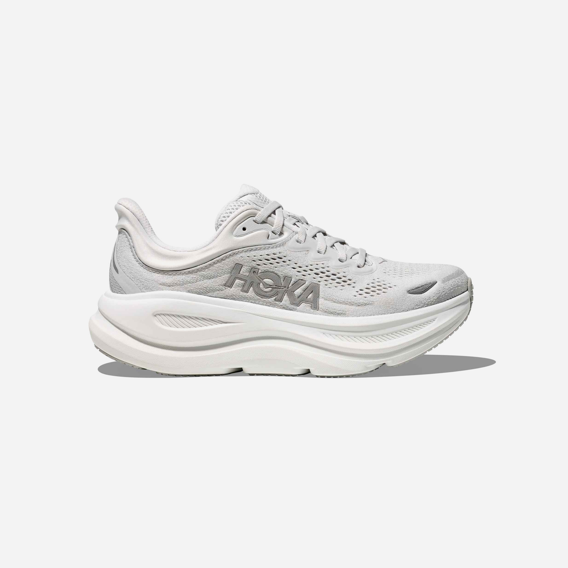 Hoka Bondi 9 Stardust Silver Wide WMNS