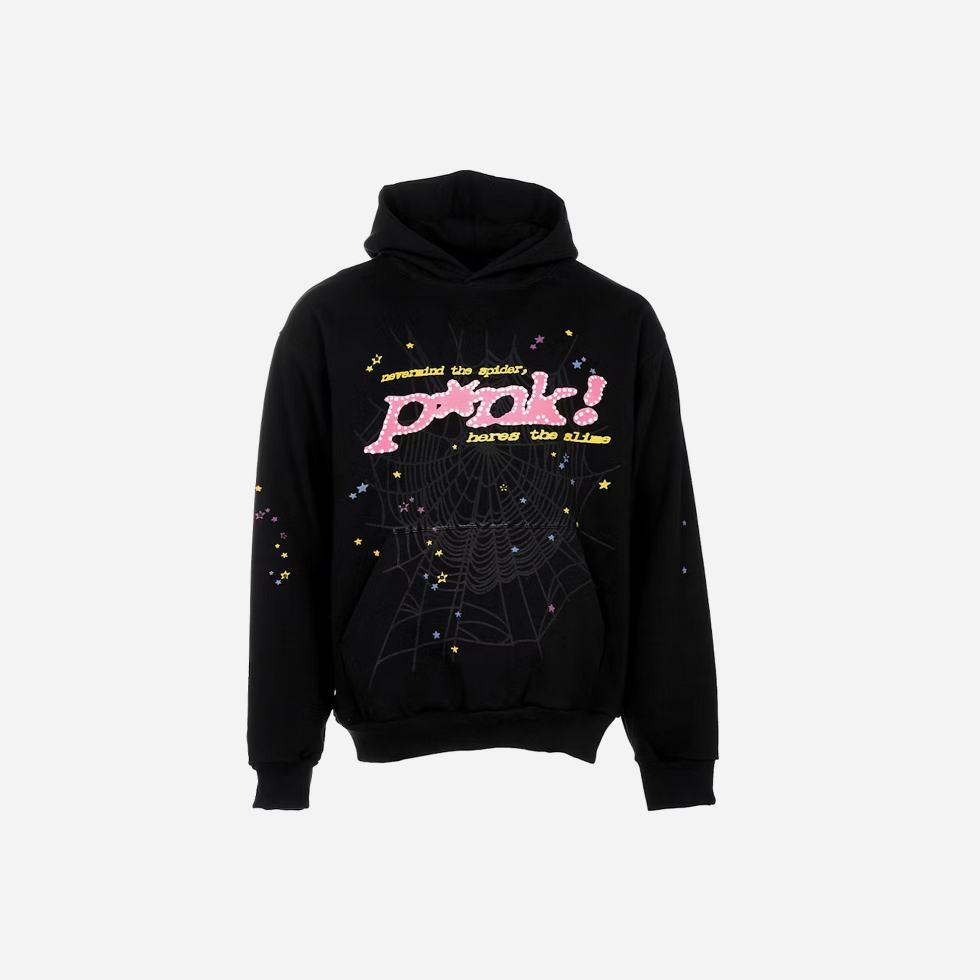 Sp5der P*NK Hoodie Black