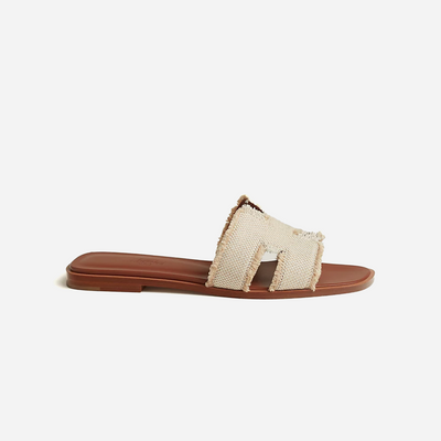 Hermes Oran sandal Beige