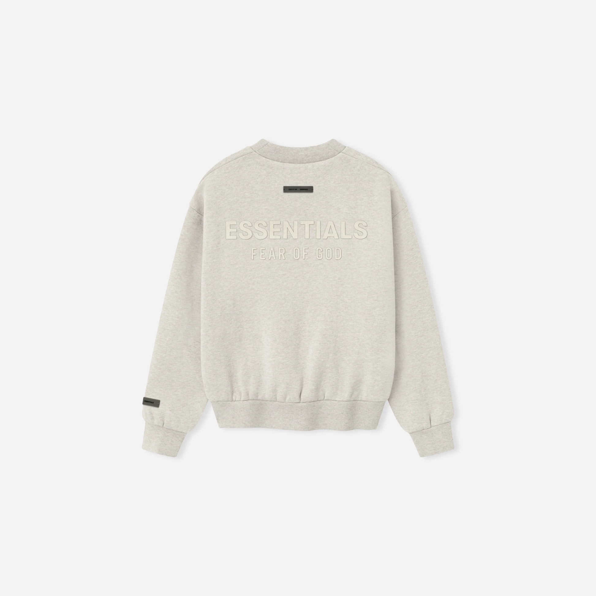 Fear Of God Essentials SS25 Womens Classic Fleece Crewneck- Heather Stone