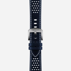 Tissot PR516 Powermatic 80 Blue Dial 40mm Blue Leather Strap Automatic Watch