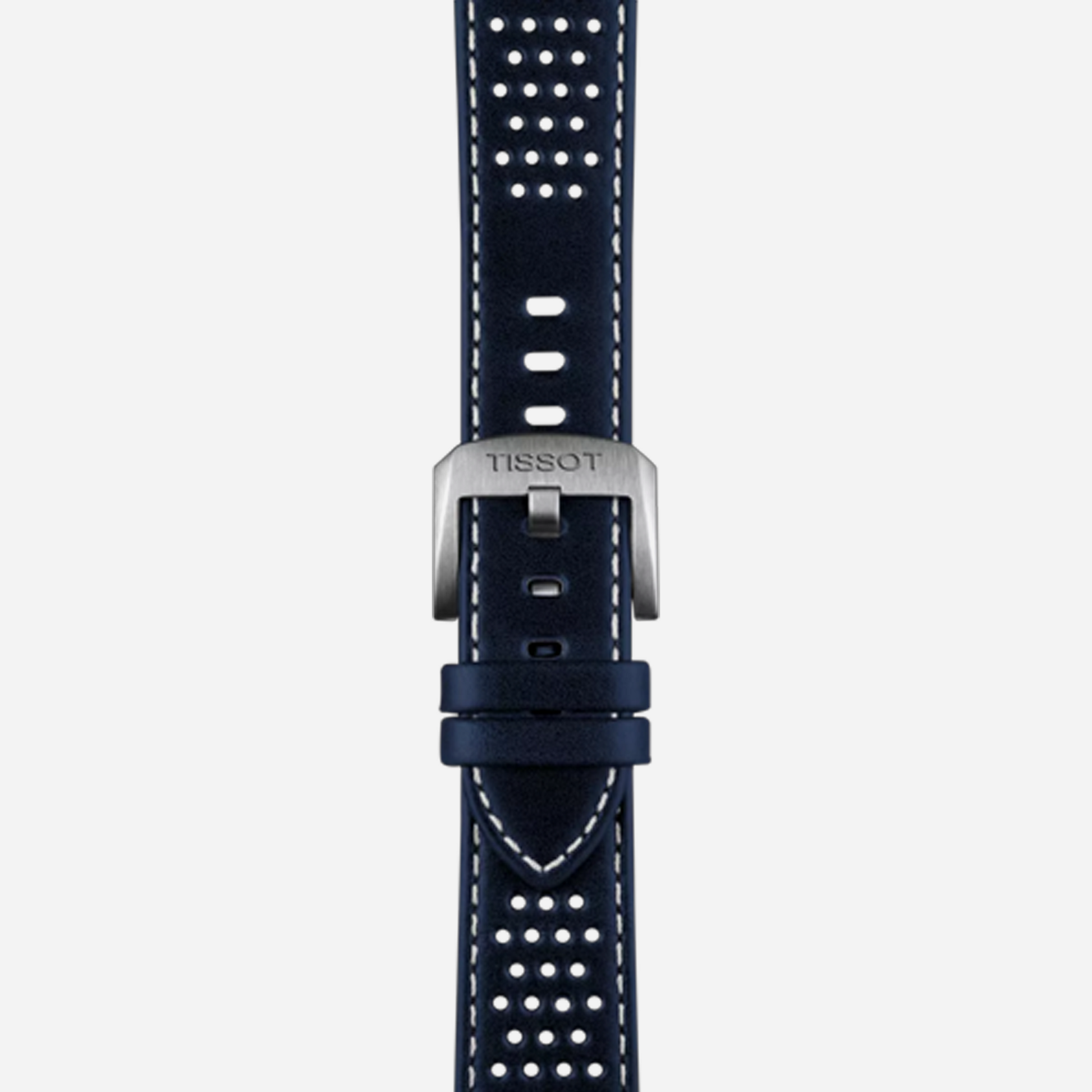 Tissot PR516 Powermatic 80 Blue Dial 40mm Blue Leather Strap Automatic Watch