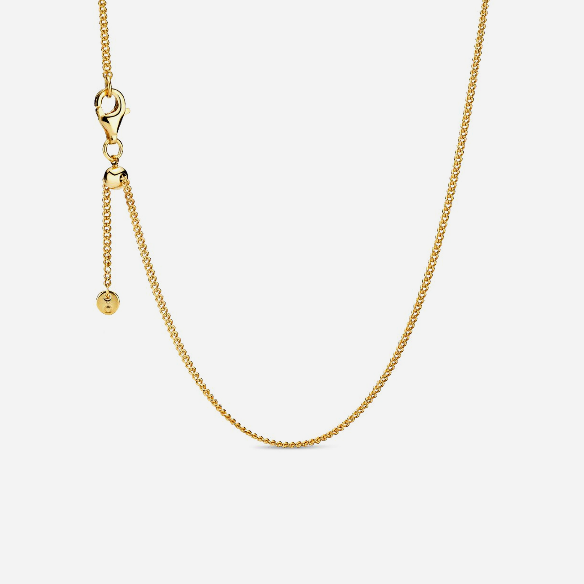 Pandora Curb Chain Necklace Gold Plated