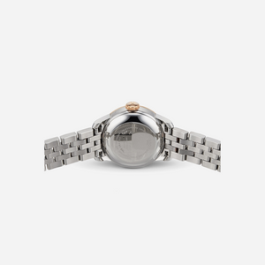Tissot Le Locle Automatic Small lady 25.30mm Silver Dial Grey/Rose Gold PVD Stainless Steel Watch