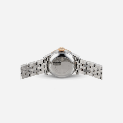 Tissot Le Locle Automatic Small lady 25.30mm Silver Dial Grey/Rose Gold PVD Stainless Steel Watch