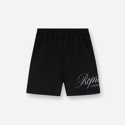 Represent Owners Club Script Mesh Shorts