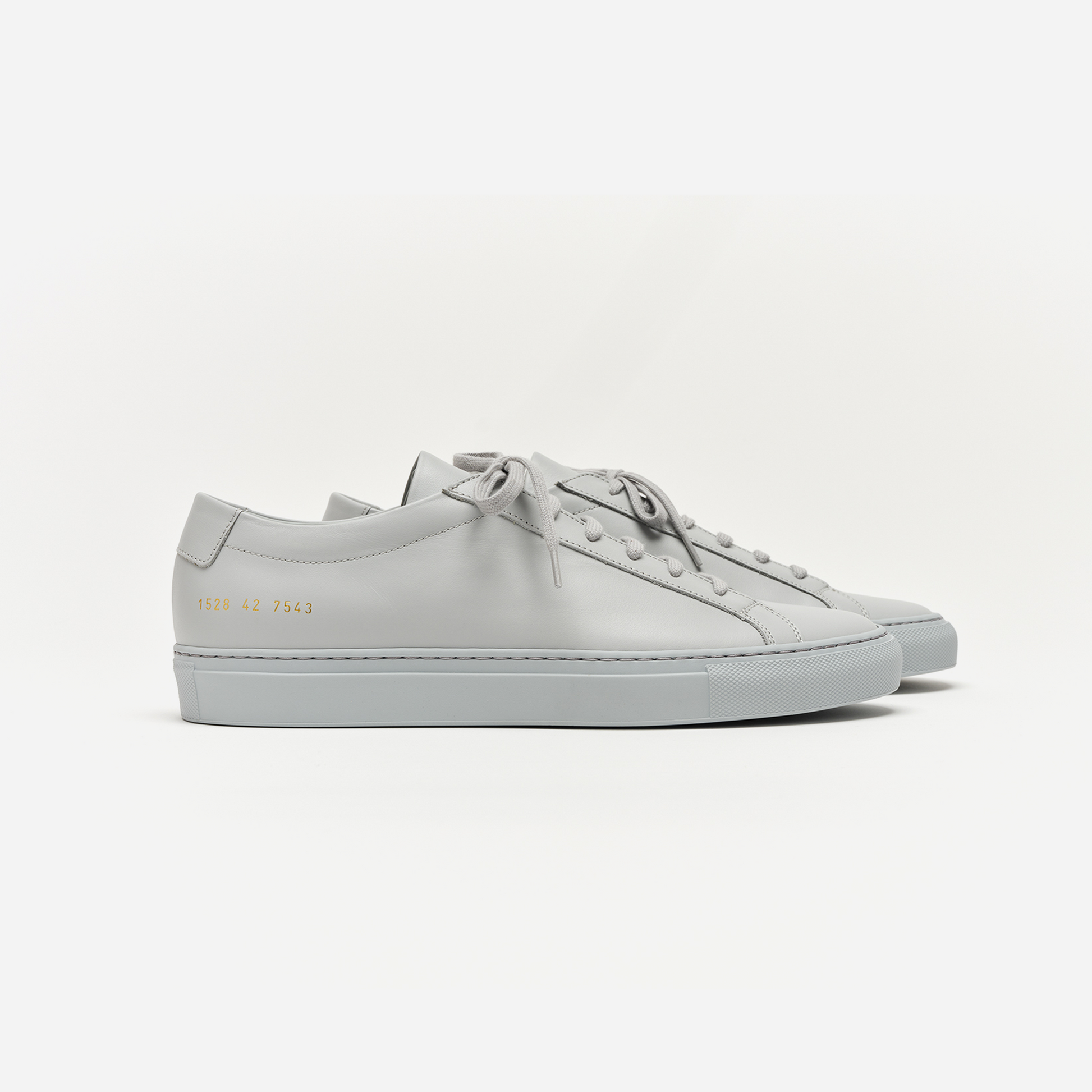 Common Projects Mens Achilles Low Grey Shoes