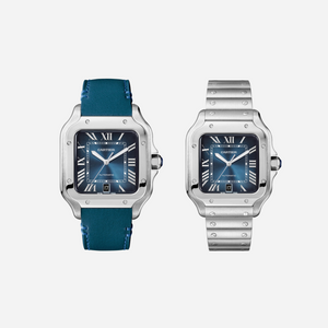 Cartier Santos De Cartier Blue Medium