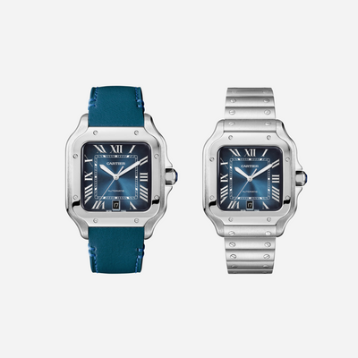Cartier Santos De Cartier Blue Medium
