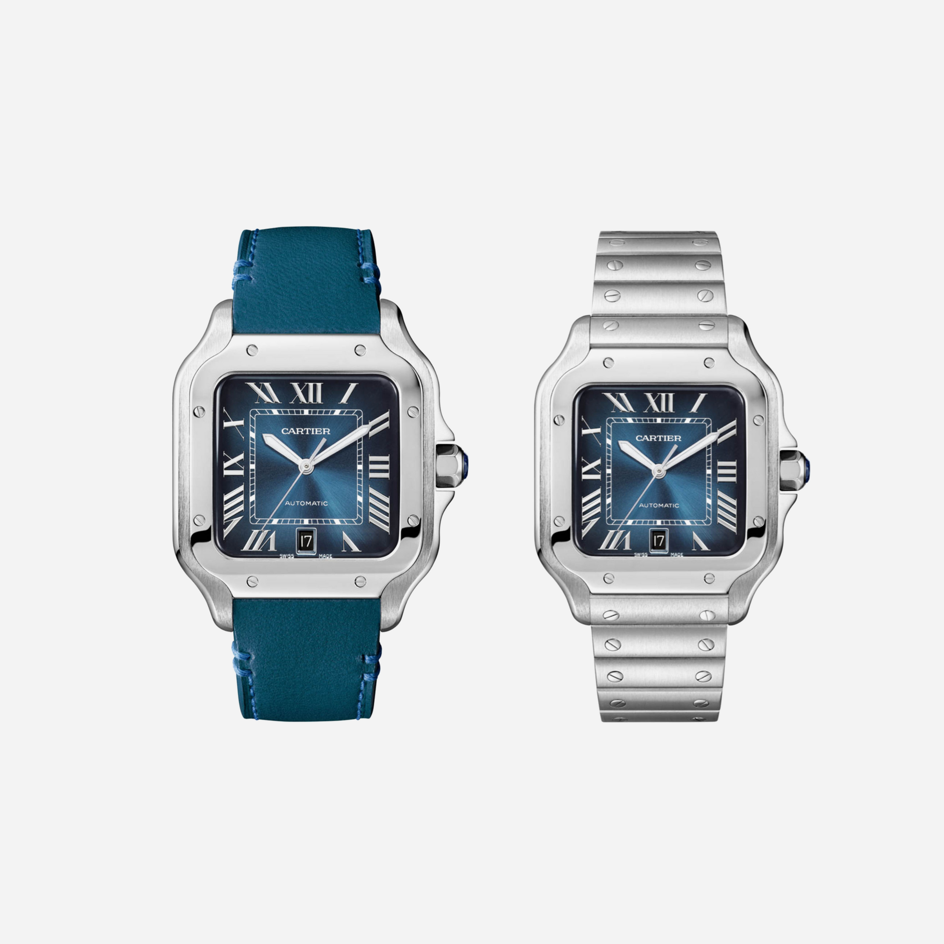 Cartier Santos De Cartier Blue Medium