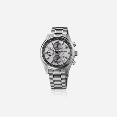 Seiko Prospex GPS Solar Chronograph Speedtimer in White Silver - SSH165J1 Men's
