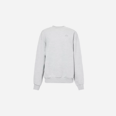 Alo Yoga Accolade Round-Neck Cotton-Blend Sweatshirt