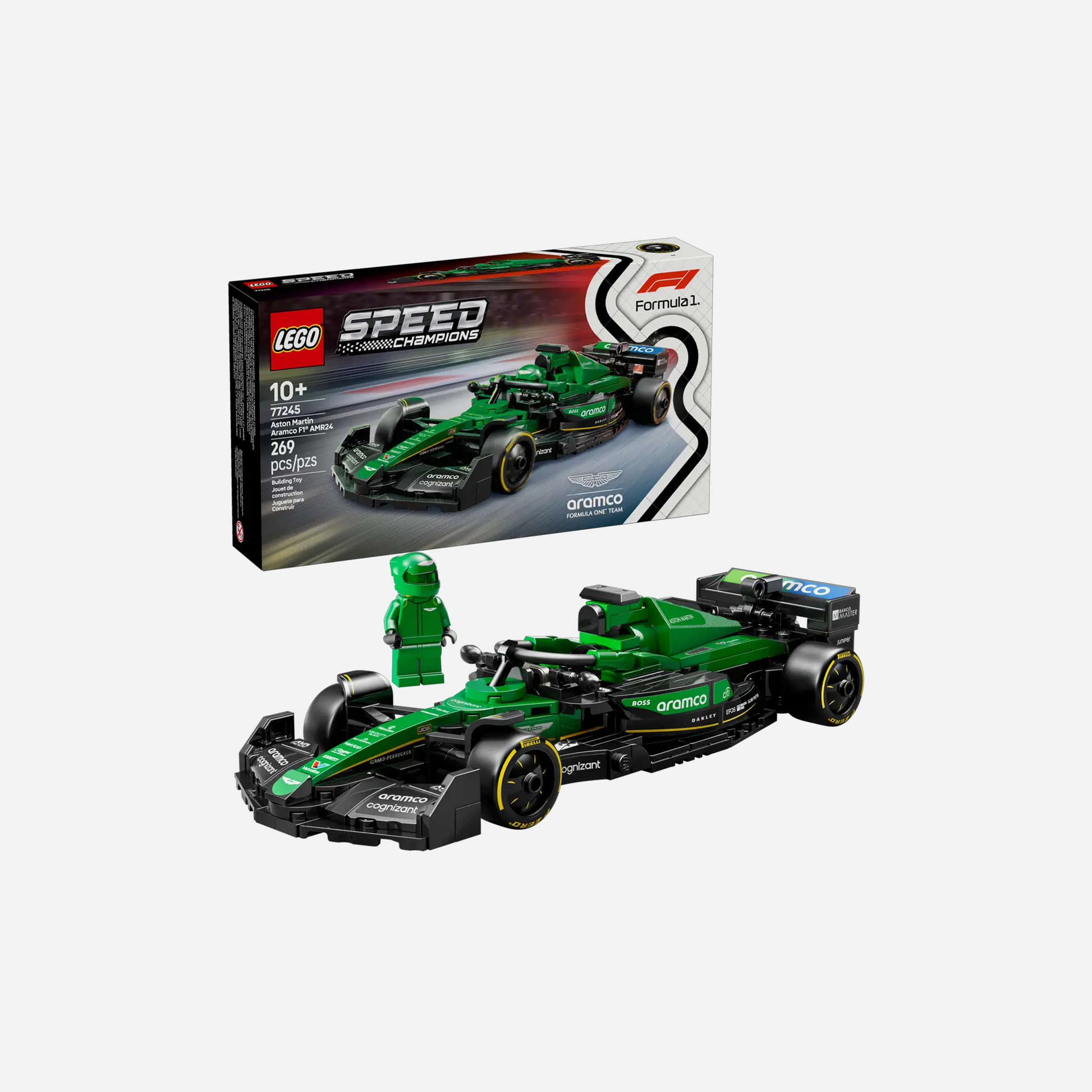 LEGO X F1 Aston Martin Aramco F1 AMR24 Race Car