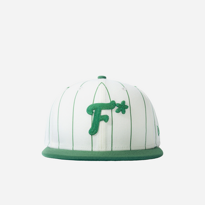Golf Le Fleur Striped F Fitted Hat Green