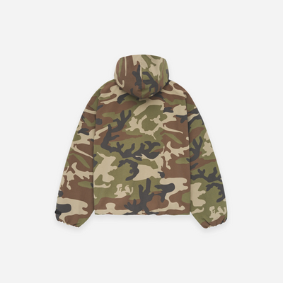 Fear Of God Essentials SS25
Military Nylon Hooded Anorak Woodland Camo