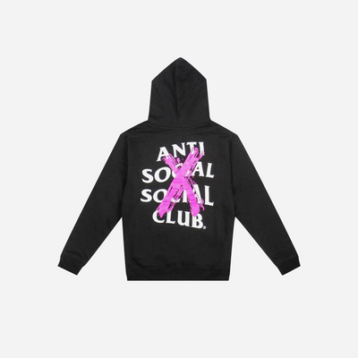 Anti Social Social Club Cancelled Hoodie Black