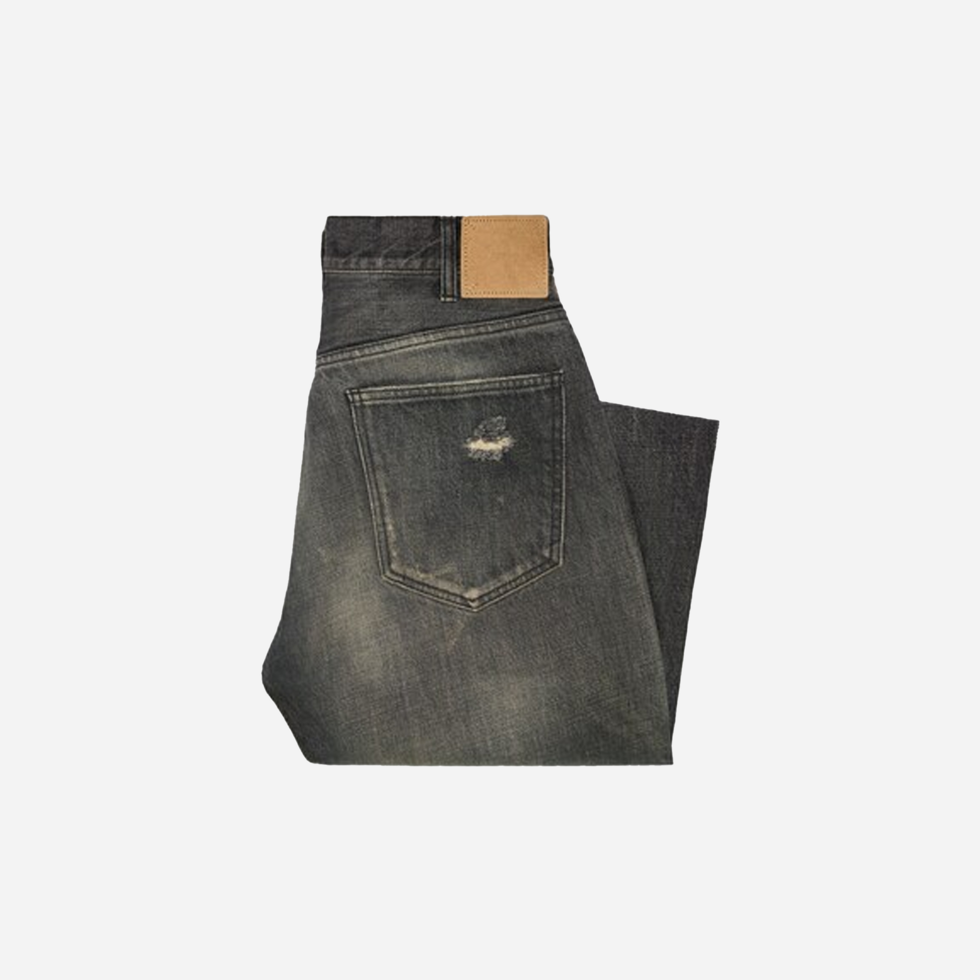 Celine Wesley Jeans in Black Paradiso Wash Denim