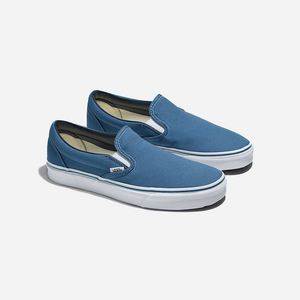 Vans Classic Slip-On Shoe Navy Blue / White
