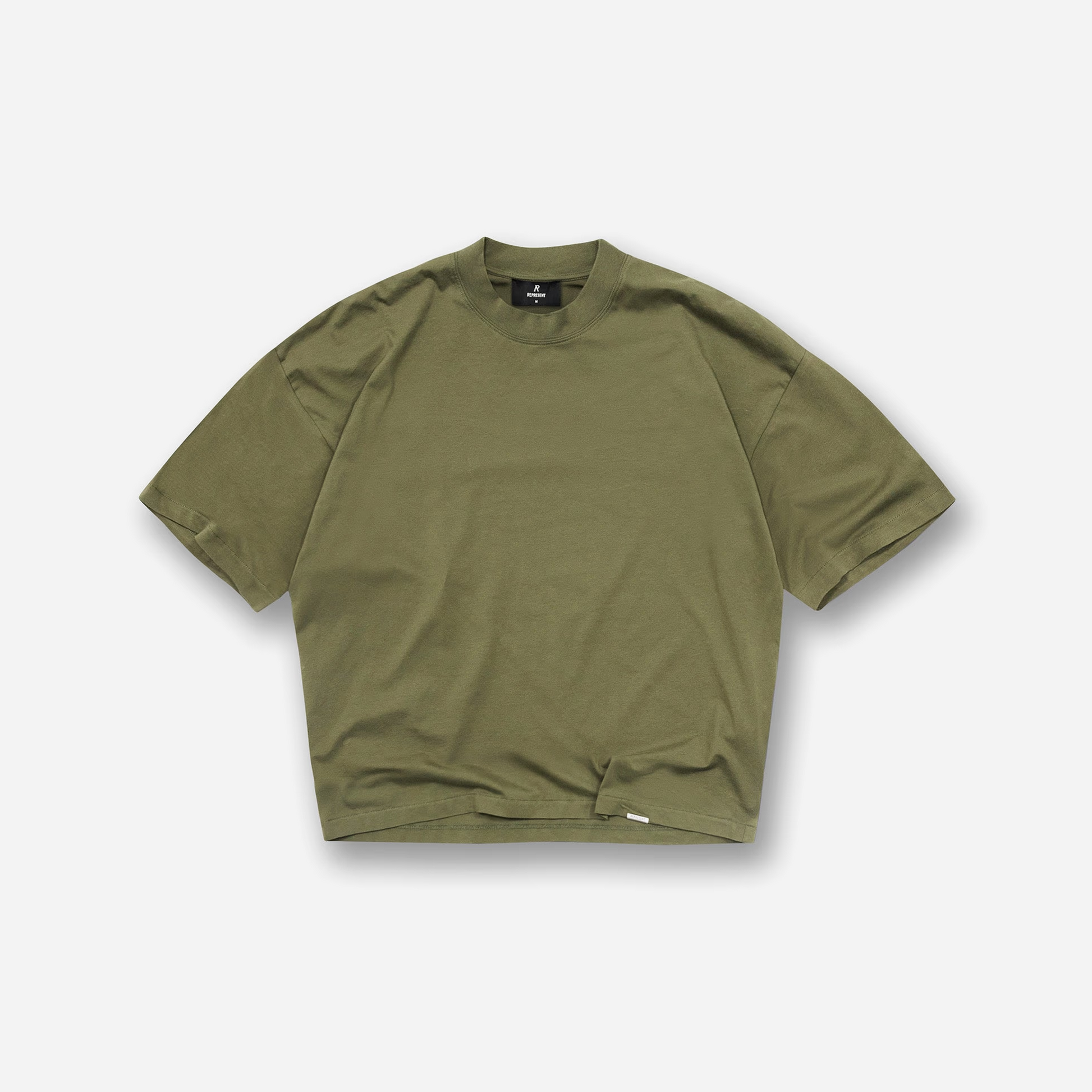 REPRESENT SS25 Initial Boxy T-Shirt Army Green