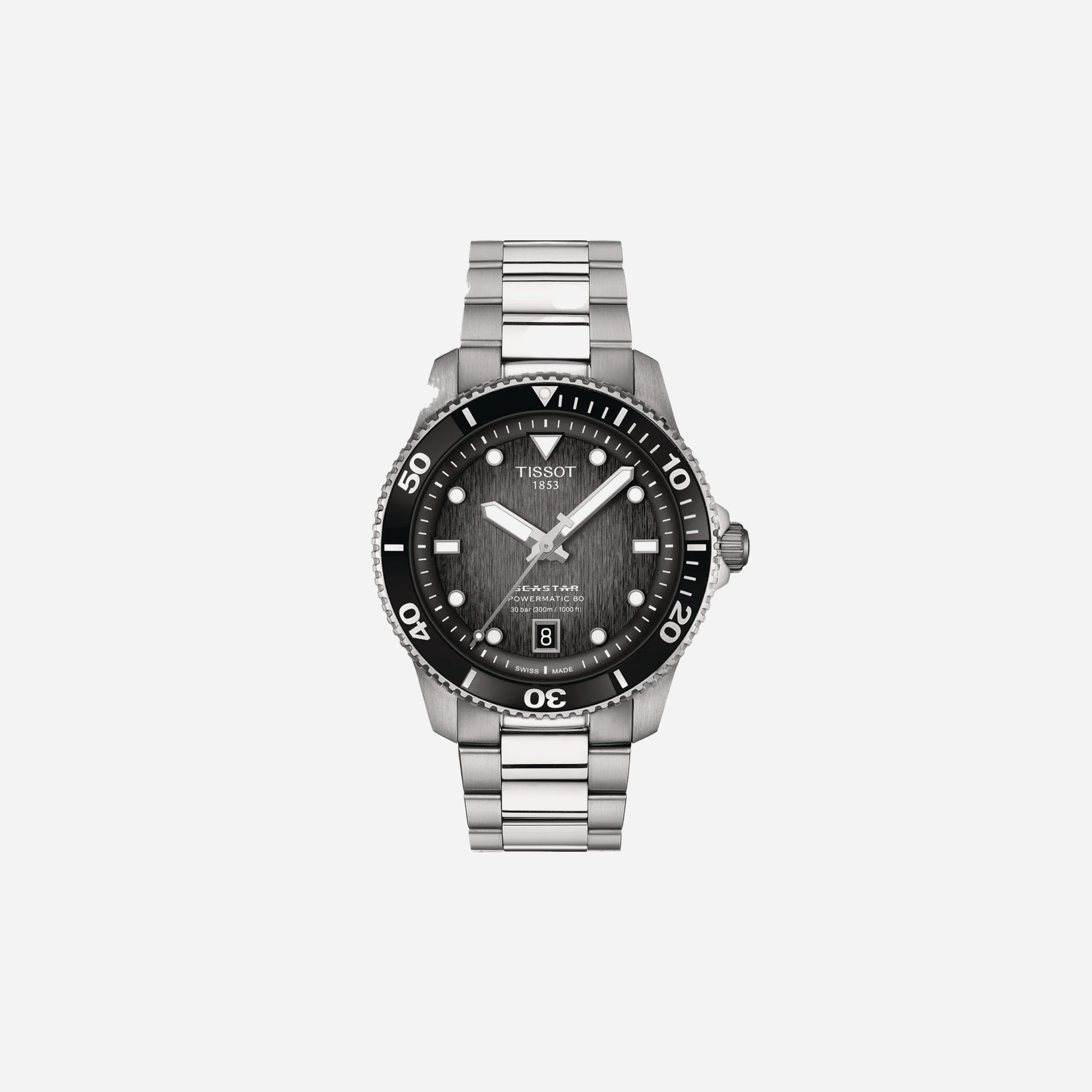 Tissot Seastar 1000 Powermatic 80 Grey Dial 40mm