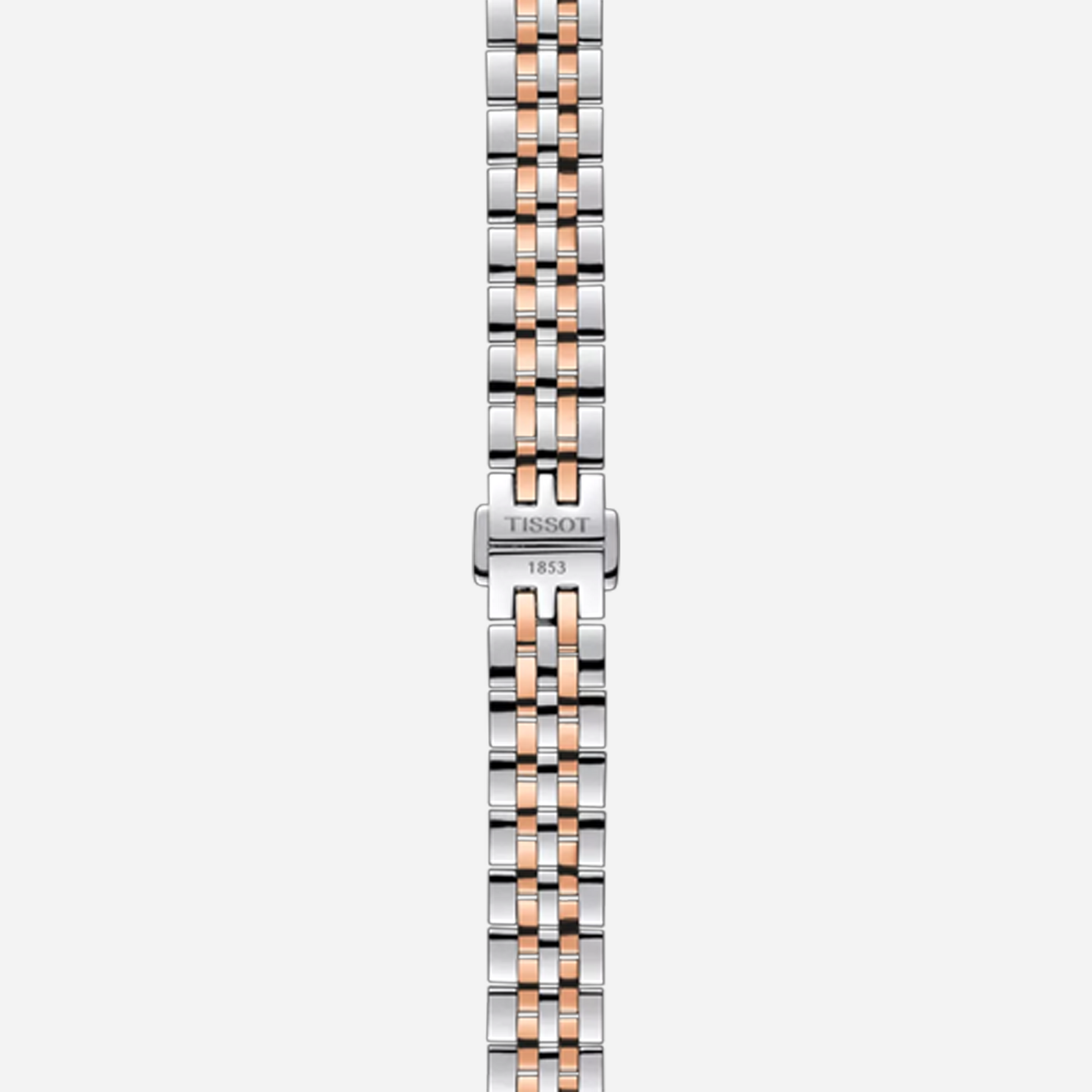 Tissot Le Locle Automatic Small lady 25.30mm Silver Dial Grey/Rose Gold PVD Stainless Steel Watch