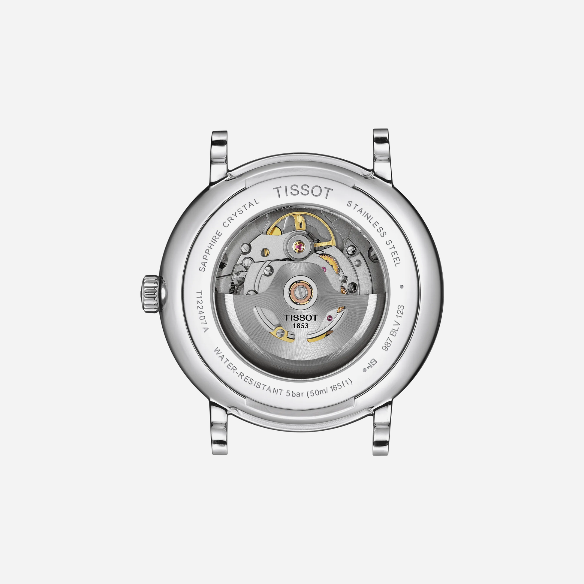 Tissot Carson Premium Powermatic 80 Silver Dial Leather Strap 40mm Swiss Automatic