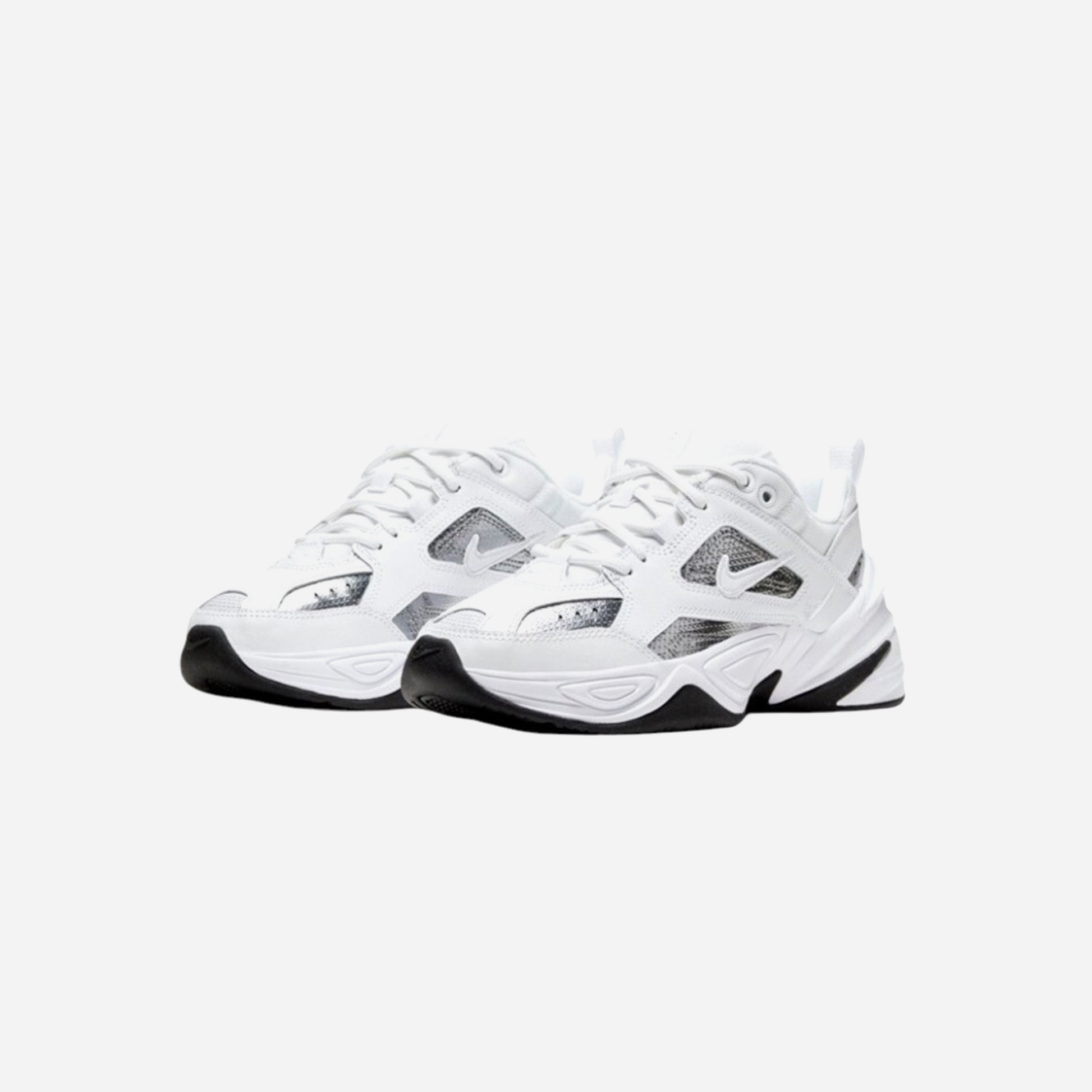 Nike M2K Tekno White Metallic Silver Black WMNS