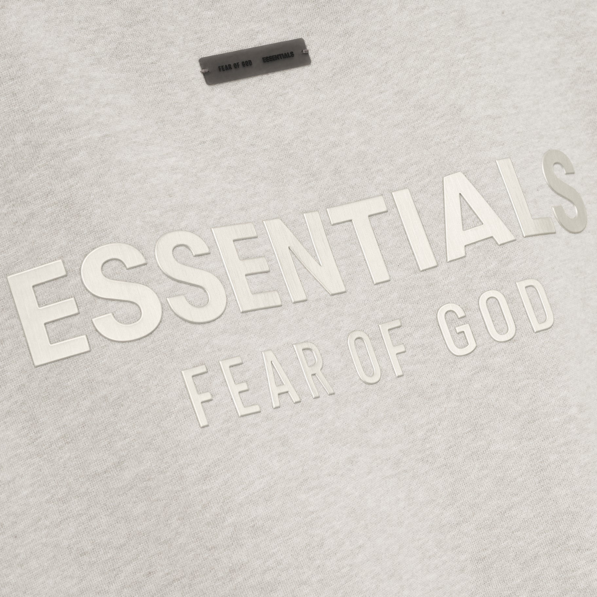Fear Of God Essentials SS25 Womens Classic Fleece Crewneck- Heather Stone