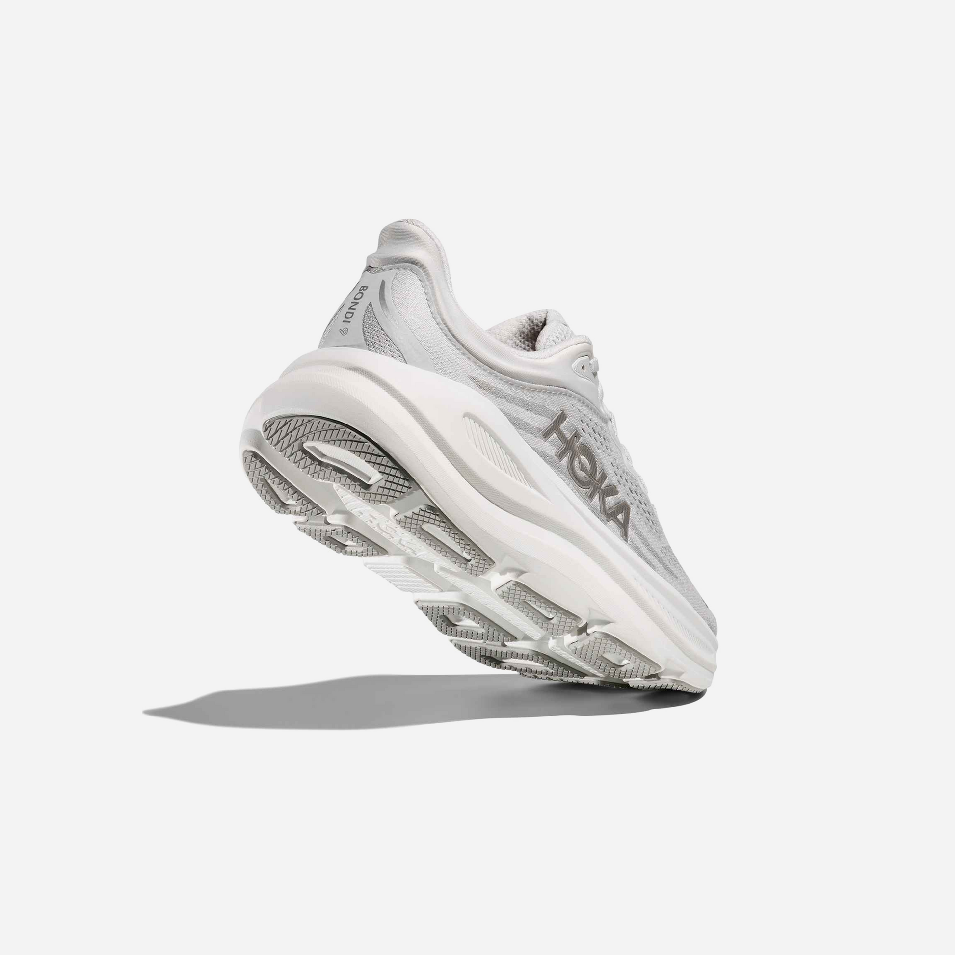 Hoka Bondi 9 Stardust Silver Wide WMNS
