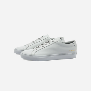 Common Projects Mens Achilles Low Grey Shoes