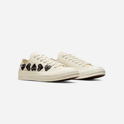 Converse Chuck Taylor All Star 70 Ox Comme des Garcons PLAY Multi-Heart Milk