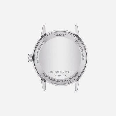 Tissot Classic Dream Quartz Black Dial 42mm Leather Strap
