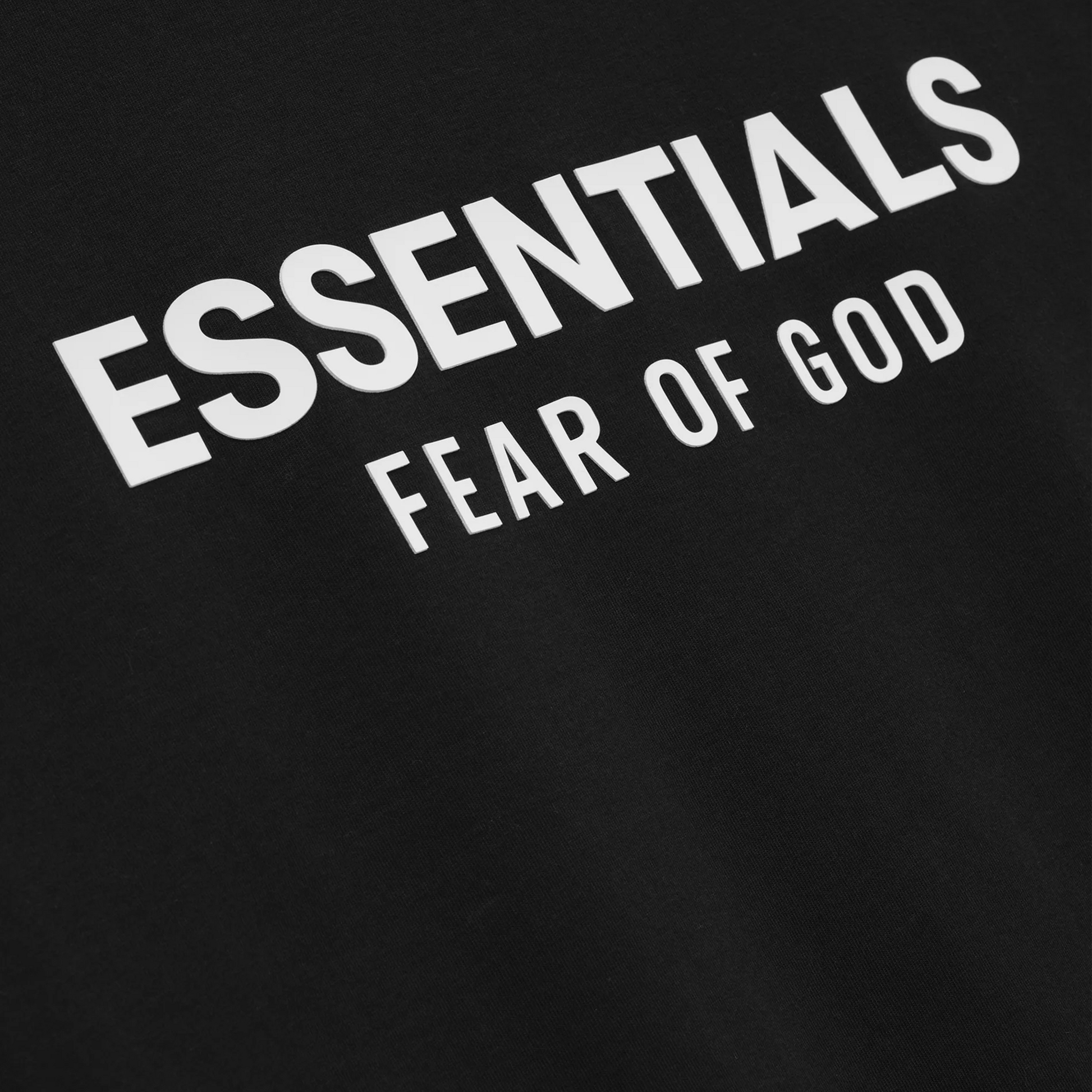 Fear Of God Essentials SS25 Classic Short Sleeve Tee - Jet Black