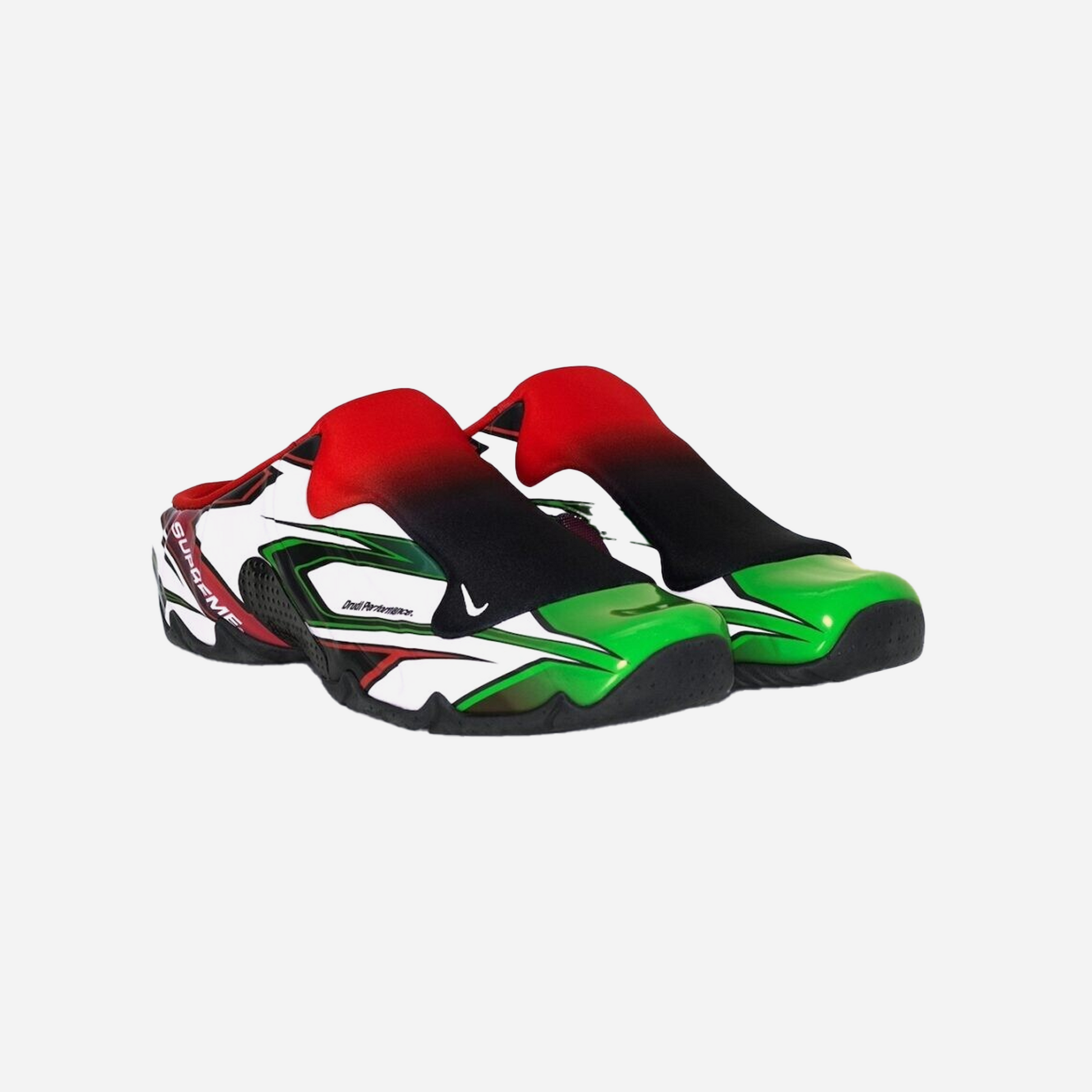 Nike X Supreme Clogposite White Gym Red Green