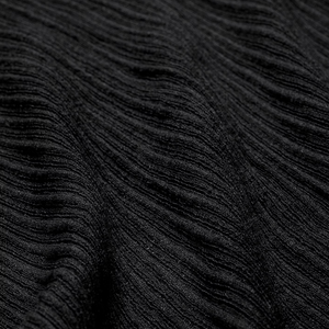 SKIMS Sheer Knit Mini Plunge Dress Onyx