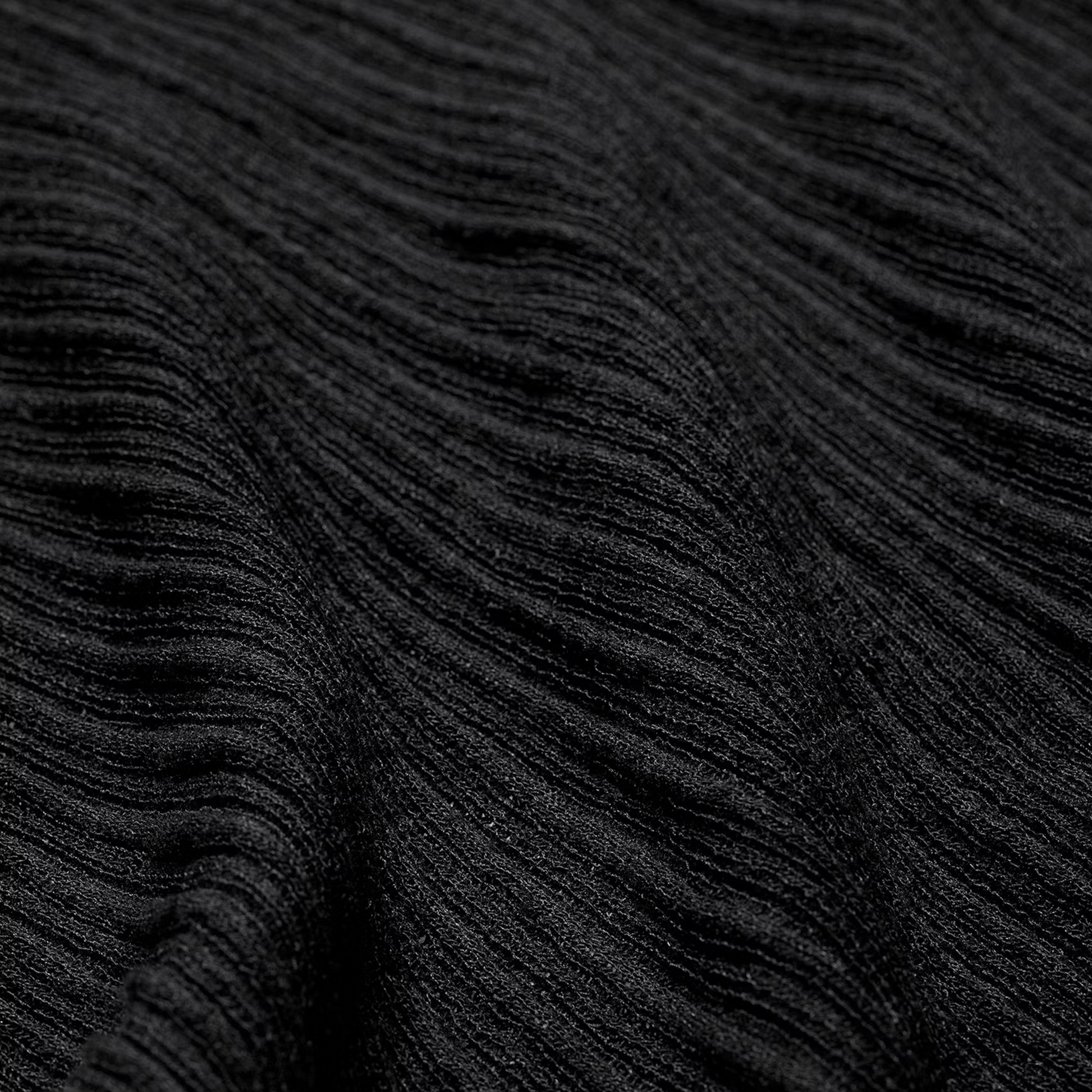 SKIMS Sheer Knit Mini Plunge Dress Onyx
