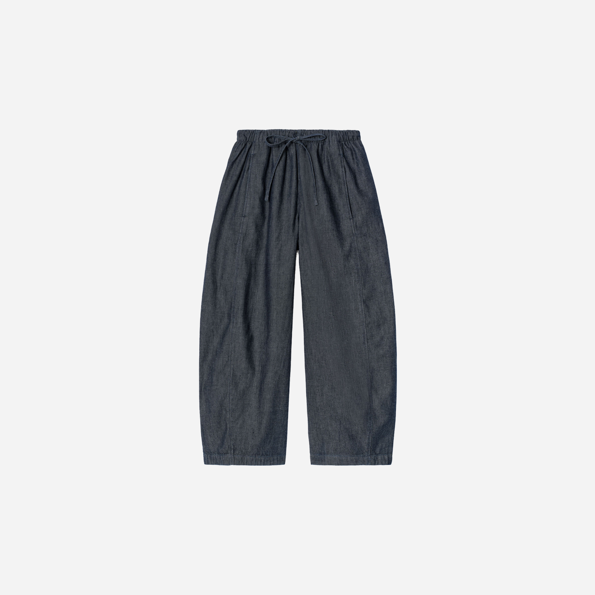 Cos Barrel-Leg Denim Drawstring Pants