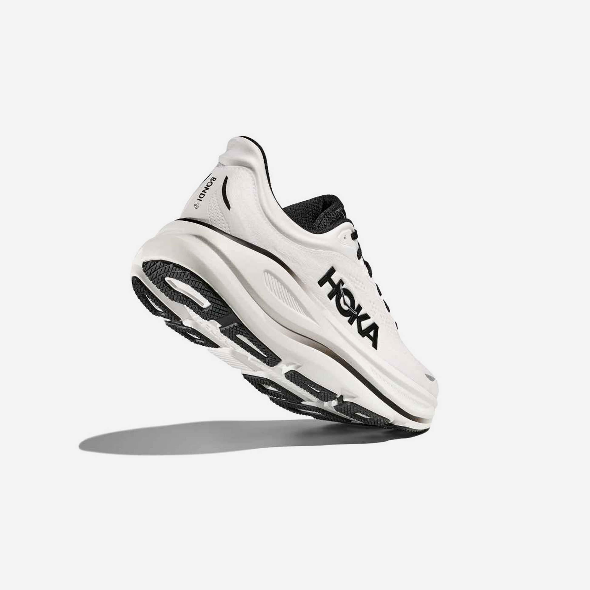 Hoka Bondi 9 White Black Regular