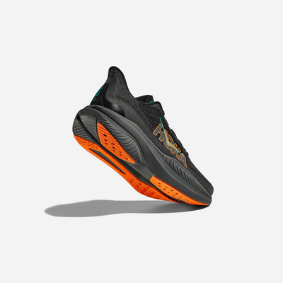 Hoka One One Mach 6 Black Electric Tangerine