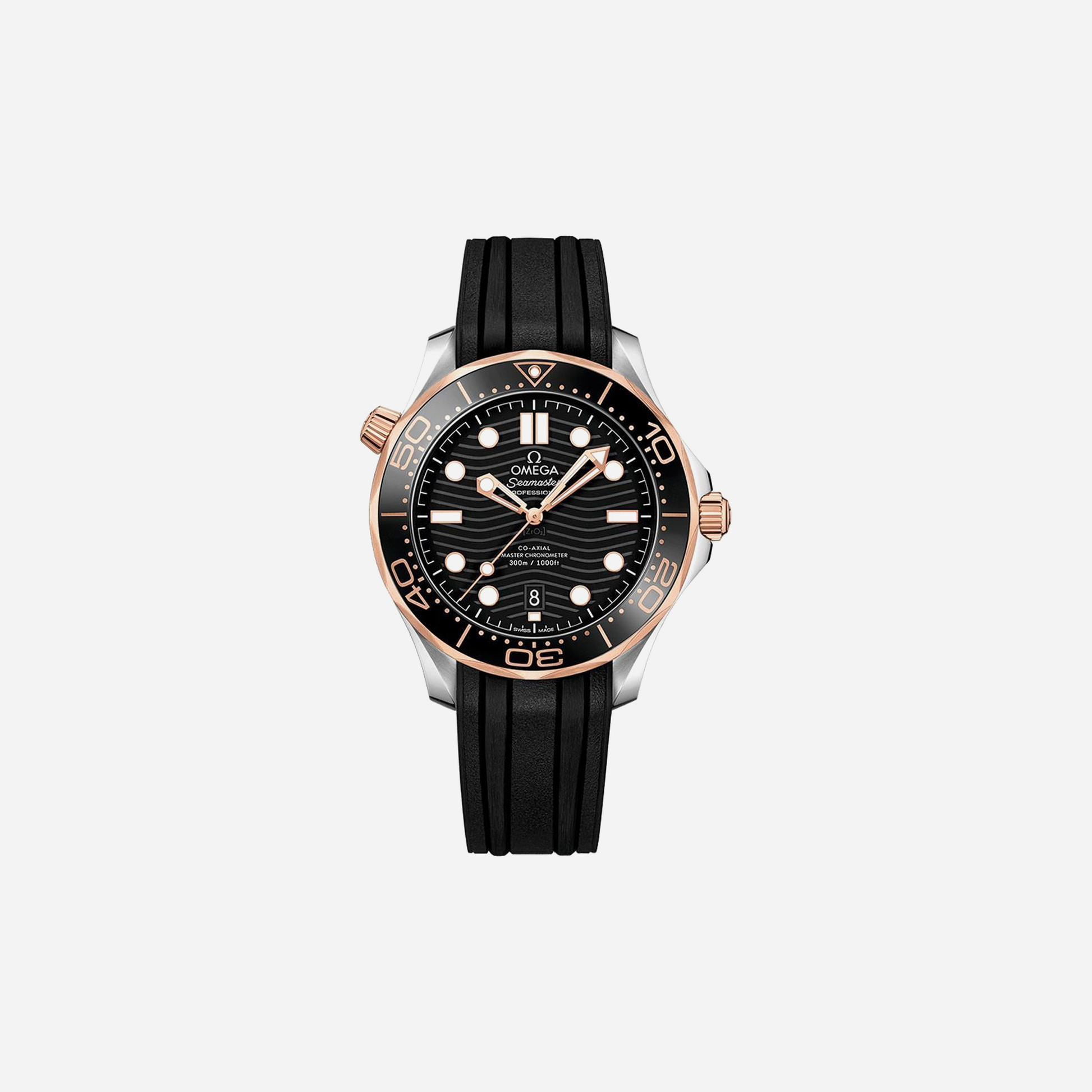 Omega Diver 300M Co‑Axial Master Chronometer Black Dial 42mm