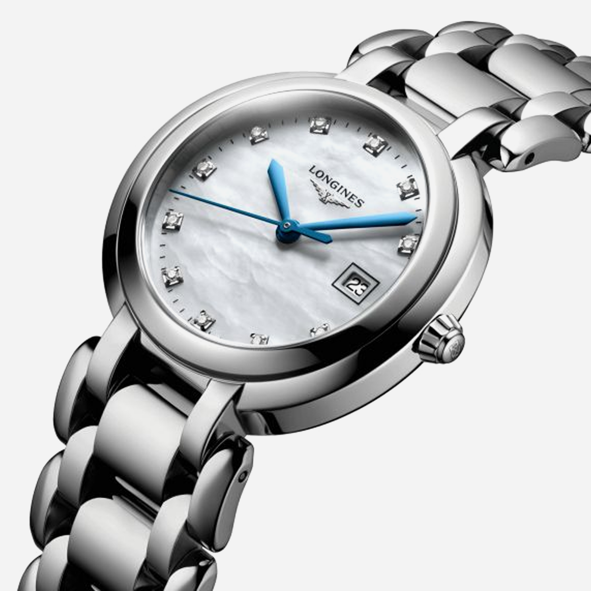 LONGINES PRIMA LUNA SILVER L8.122.4.87.6
