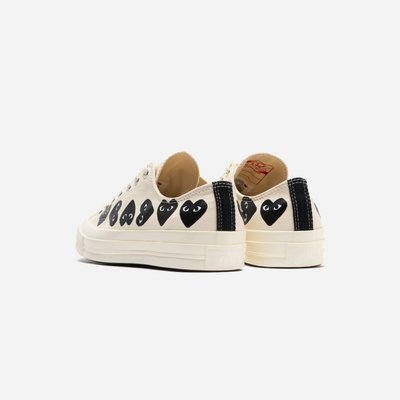 Converse Chuck Taylor All Star 70 Ox Comme des Garcons PLAY Multi-Heart Milk