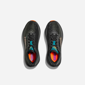 Hoka One One Mach 6 Black Electric Tangerine