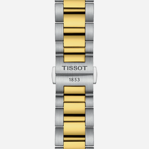 Tissot PR 100 Chronograph Silver Dial Grey & Yellow Gold PVD Stainless Steel Quartz Watch